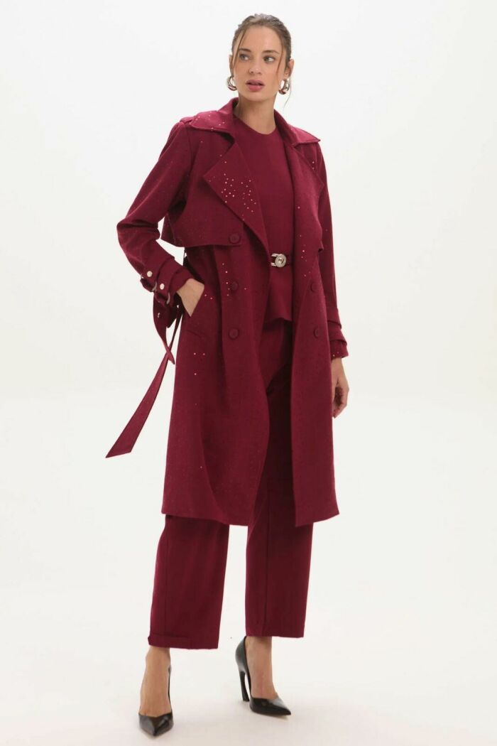 Imagem de Blusa Flora Dark Wine Le Blog