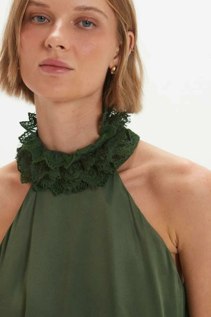 Imagem de Blusa Glória Verde Soho Le Blog