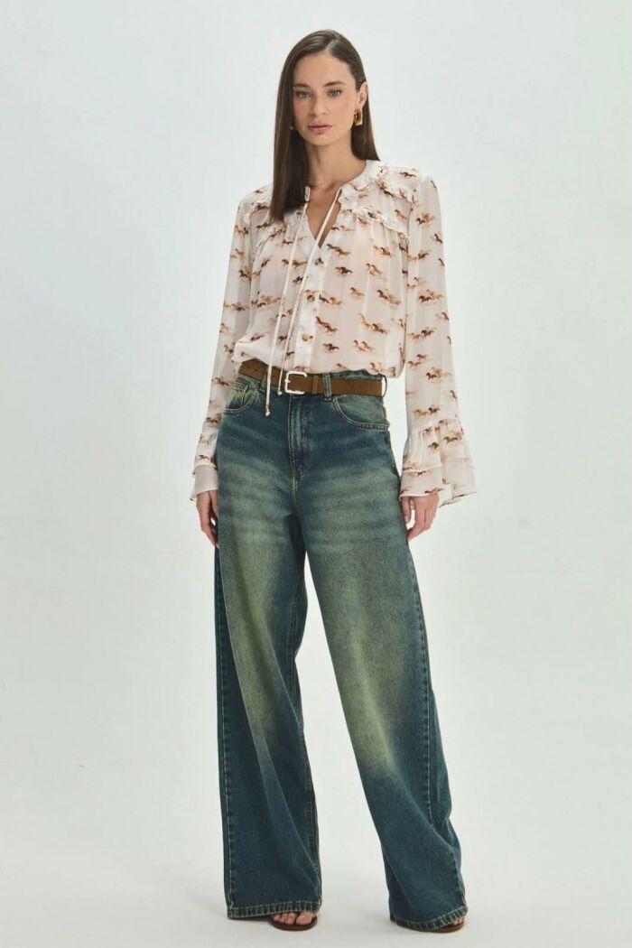 Imagem de Blusa Isadora Mini Horse Le Blog