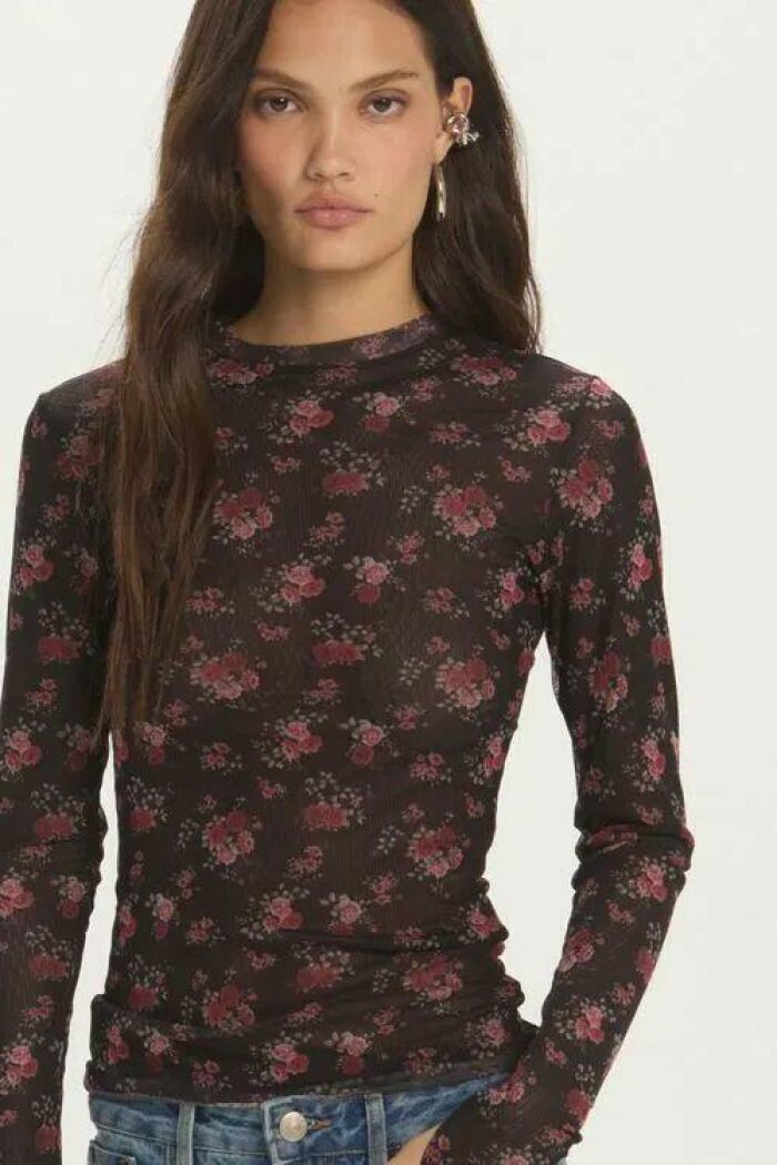 Imagem de Blusa Liz Flower Liberty Le Blog