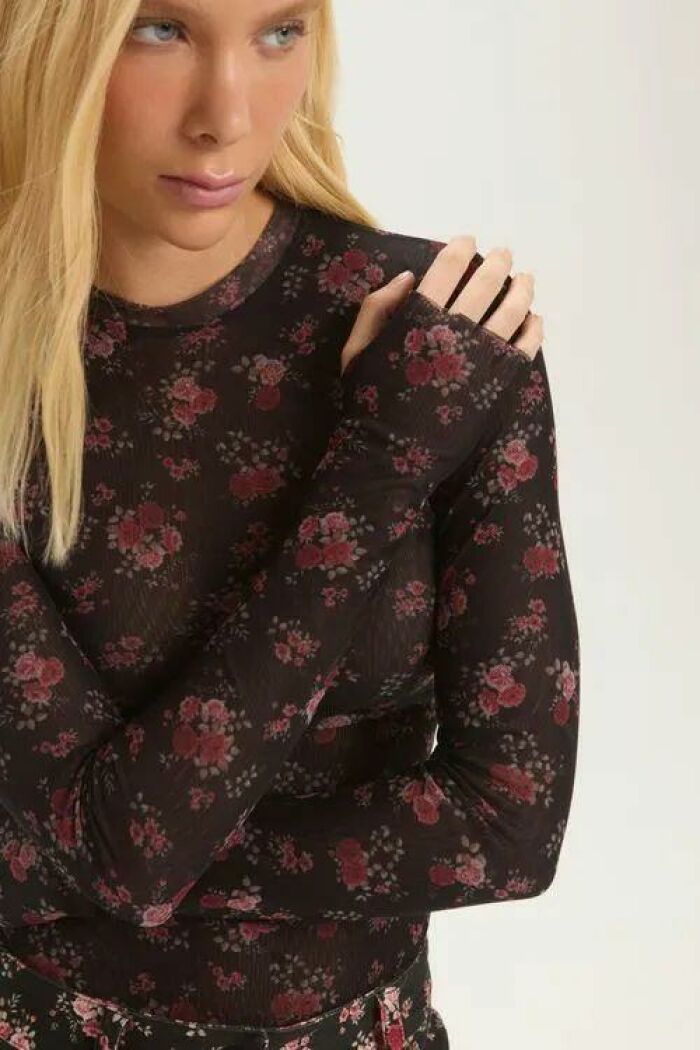 Imagem de Blusa Liz Flower Liberty Le Blog