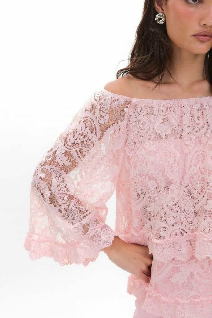 Imagem de Blusa Pâmela Marshmallow Rosa Le Blog