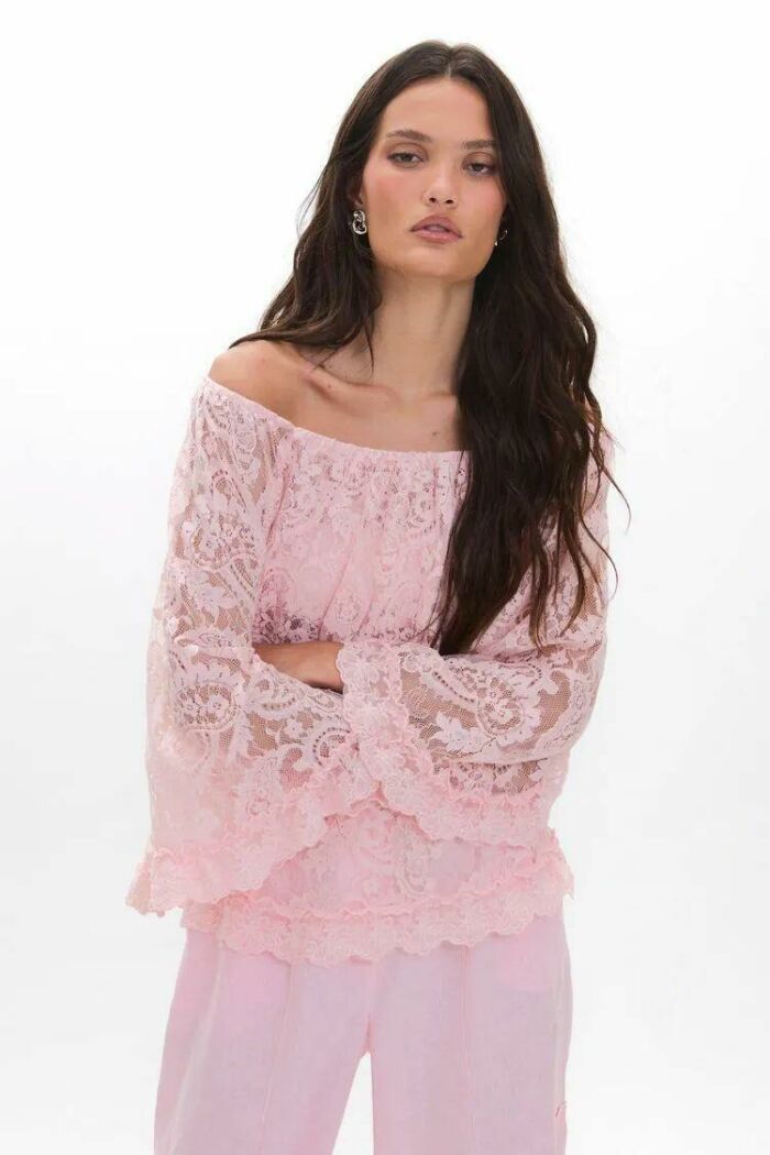 Imagem de Blusa Pâmela Marshmallow Rosa Le Blog