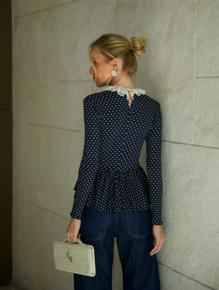 Imagem de Blusa Sônia Azul-Marinho Cloude