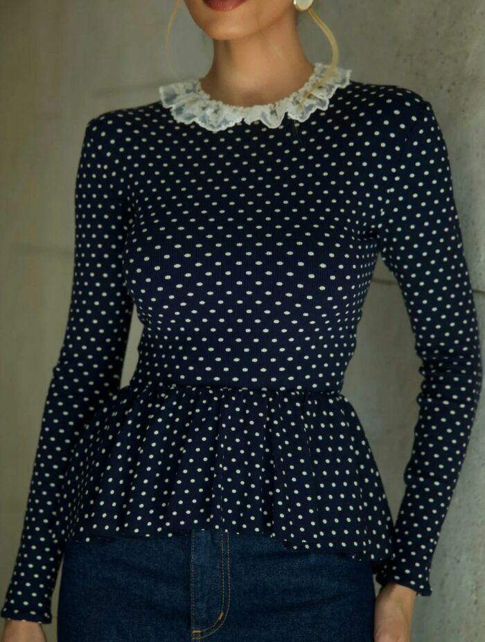 Imagem de Blusa Sônia Azul-Marinho Cloude