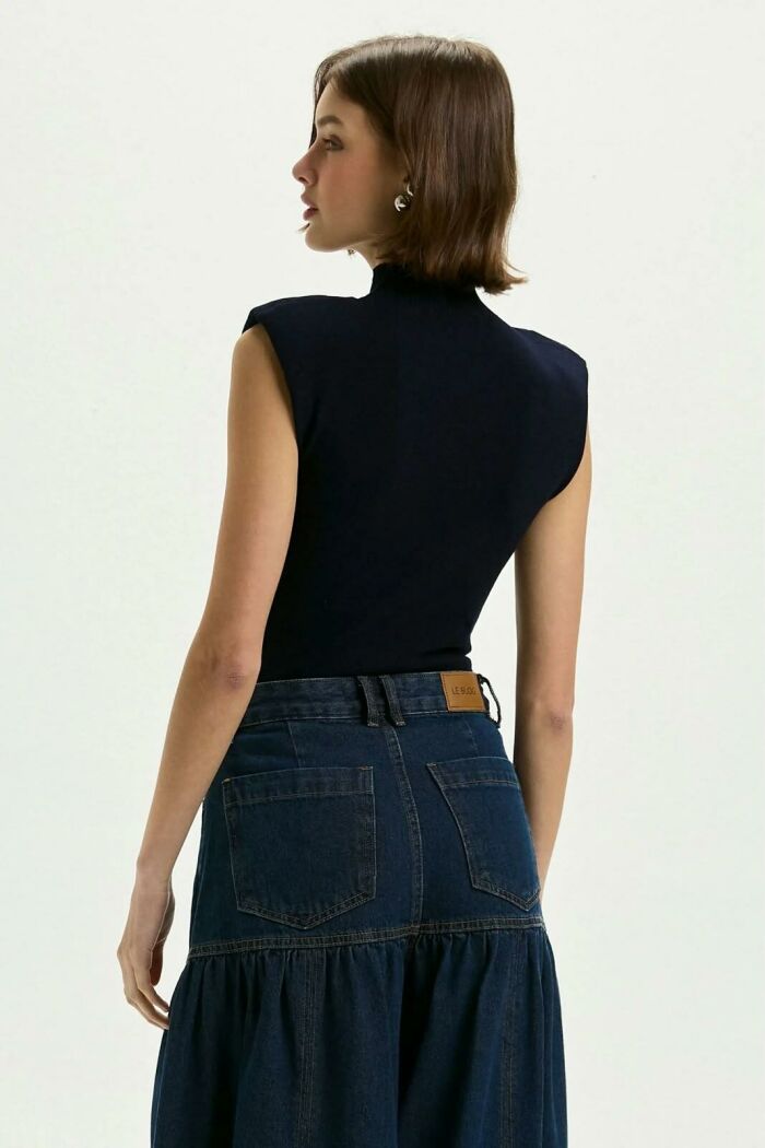 Imagem de Blusa Vera Azul Navy Le Blog