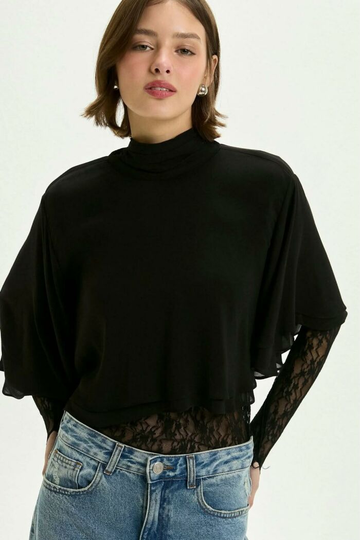 Imagem de Blusa Yara Preta Le Blog