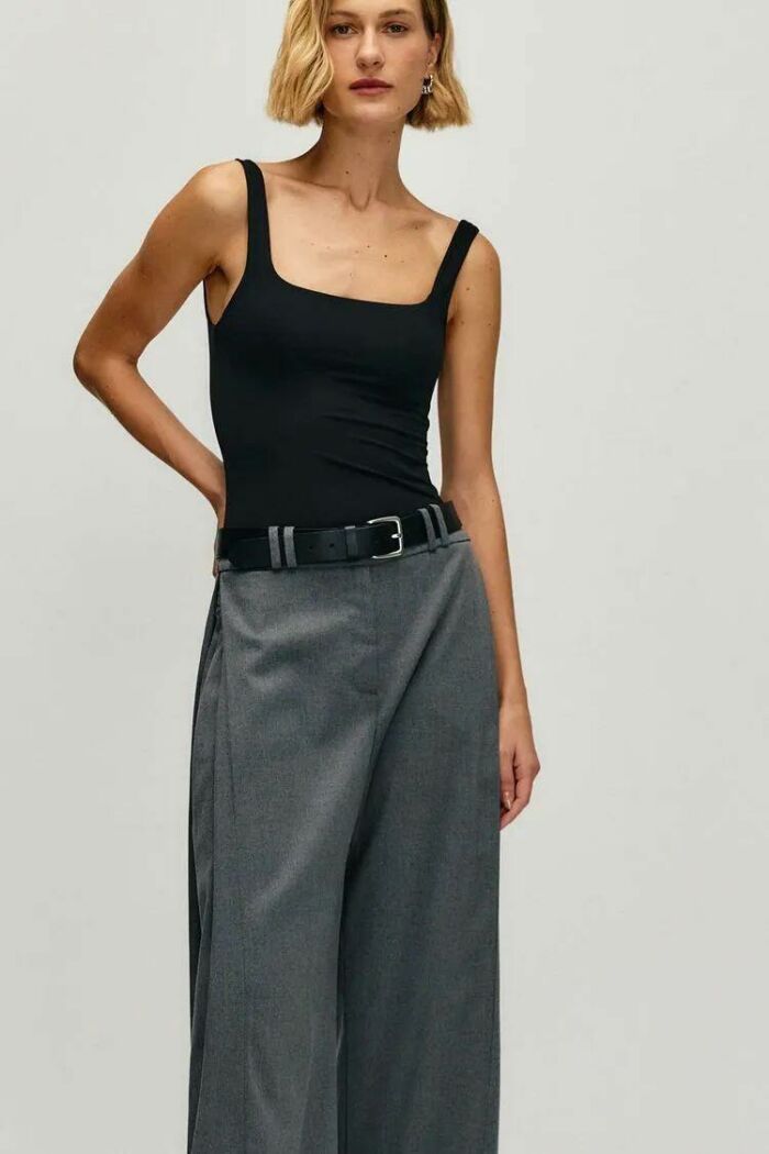 Imagem de Calça Lorena Cinza Steel Le Blog