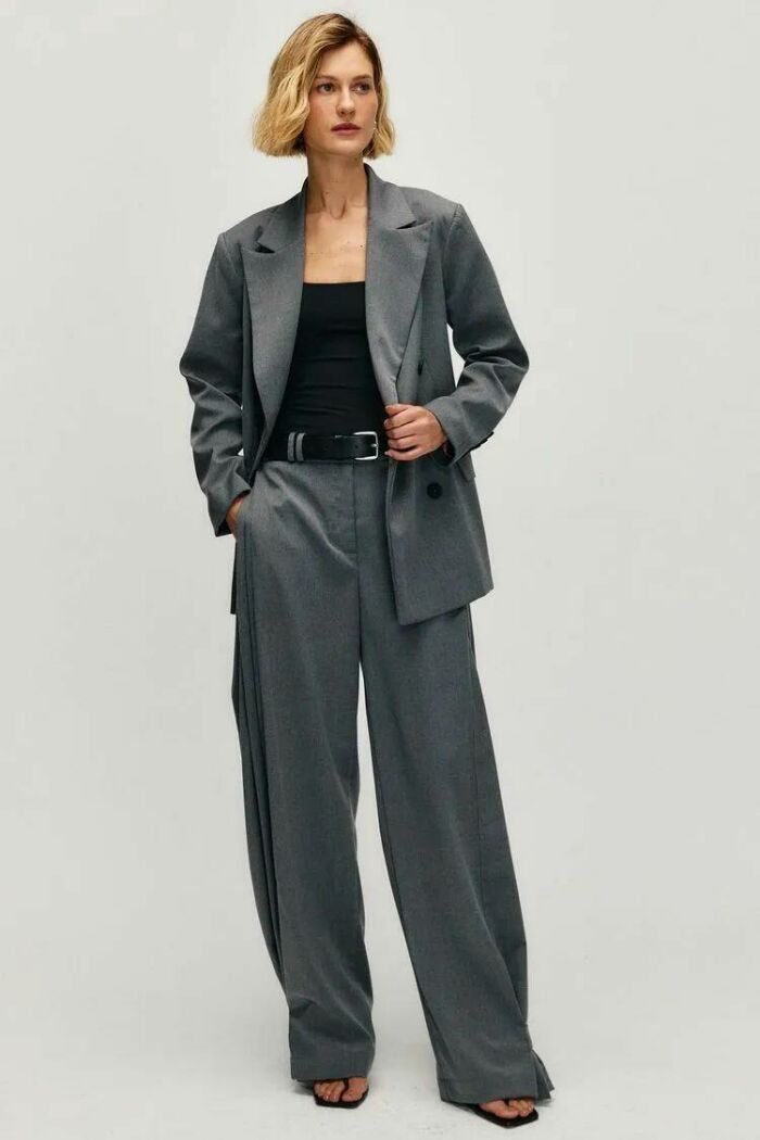 Imagem de Calça Lorena Cinza Steel Le Blog