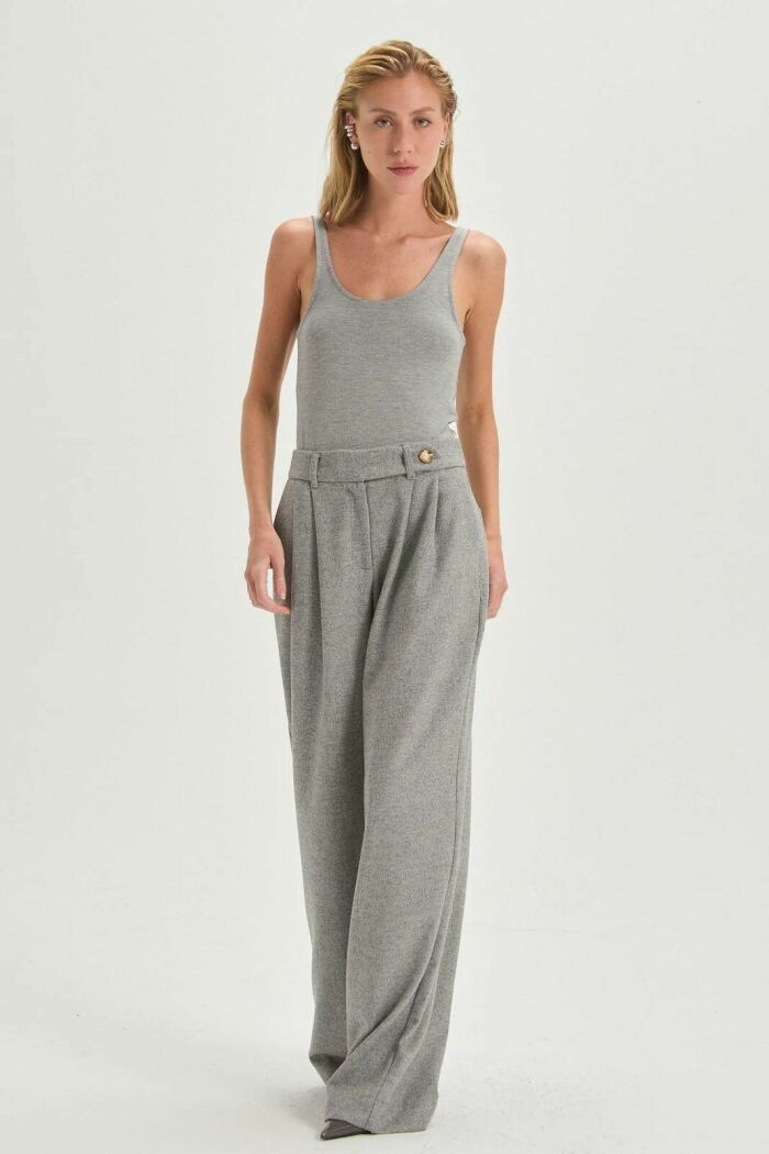 Imagem de Calça Maitê Medium Grey Melange Le Blog