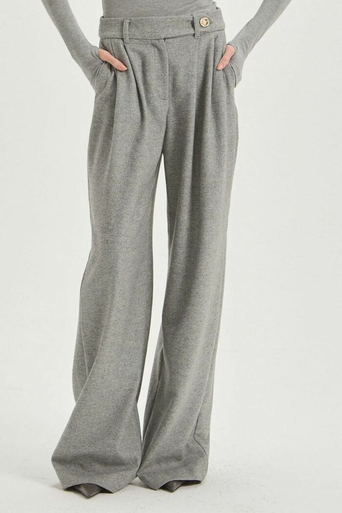 Imagem de Calça Maitê Medium Grey Melange Le Blog