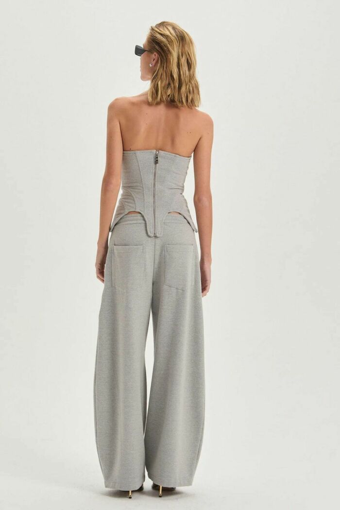 Imagem de Calça Marina Medium Grey Melange Le Blog