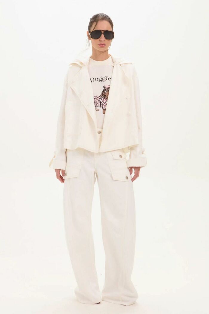 Imagem de Calça Nadine Off White Le Blog