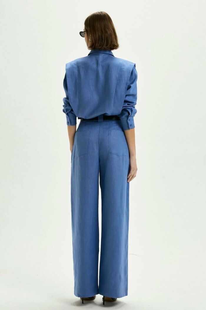 Imagem de Calça Natasha Azul Denim Le Blog