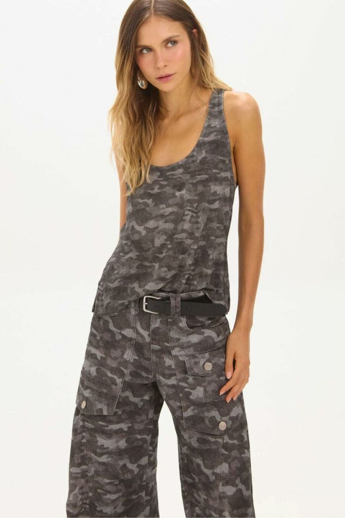Imagem de Calça Raissa Grey Camouflage Le Blog