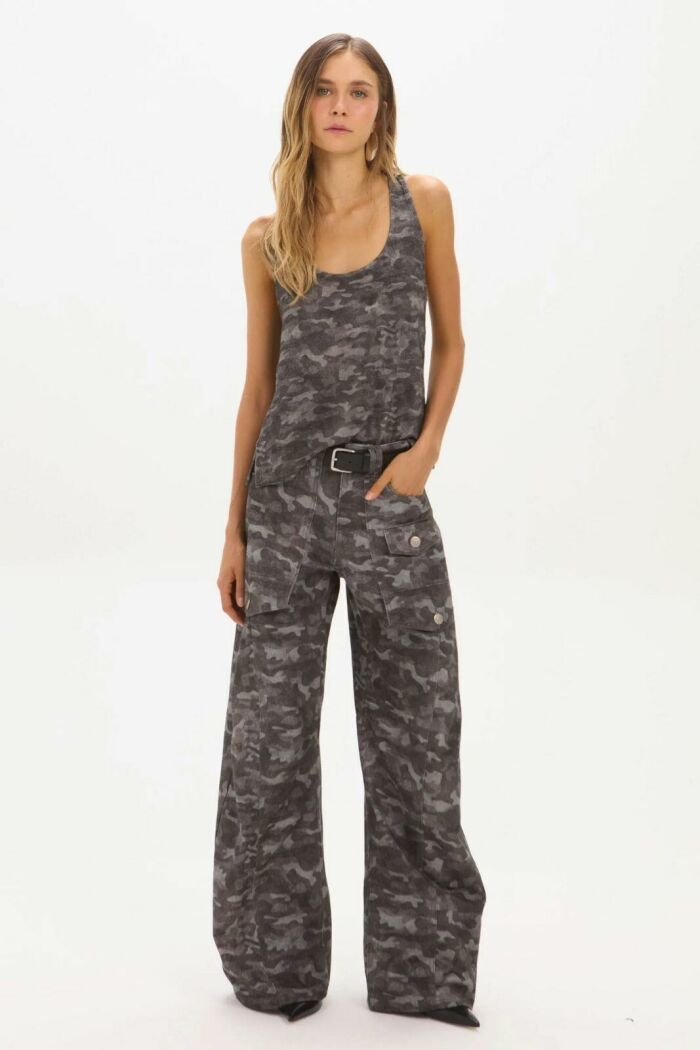 Imagem de Calça Raissa Grey Camouflage Le Blog