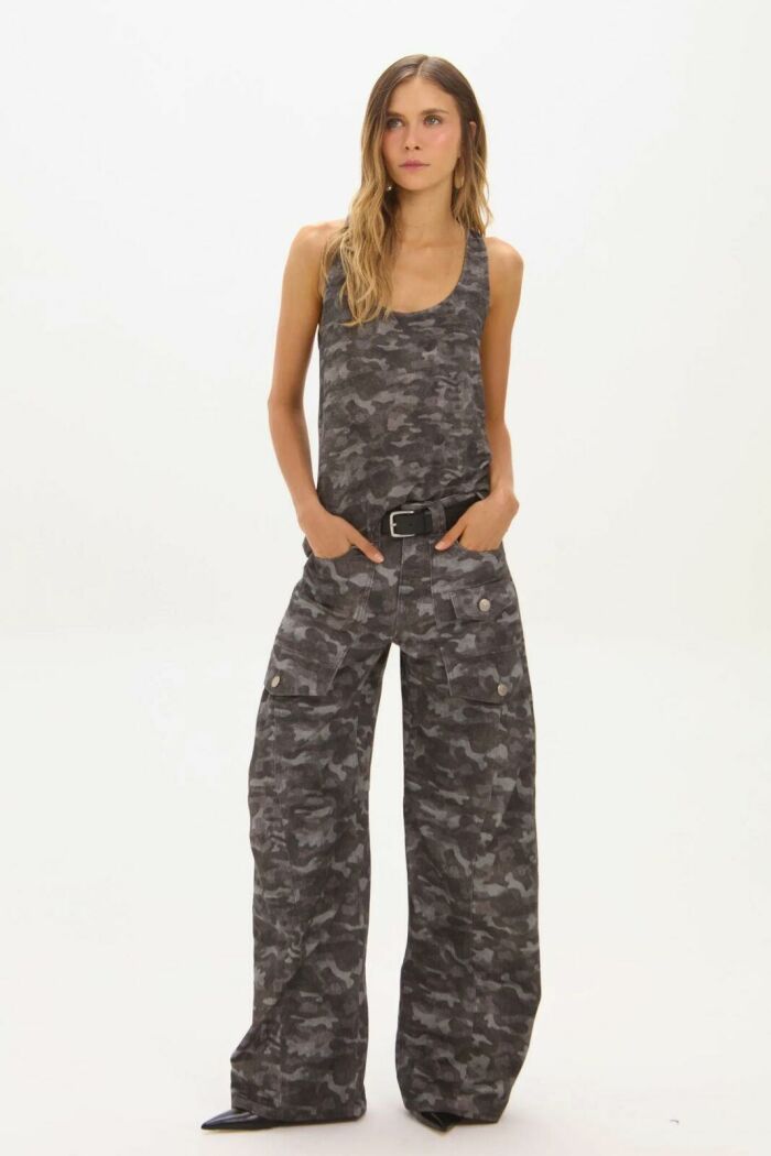 Imagem de Calça Raissa Grey Camouflage Le Blog