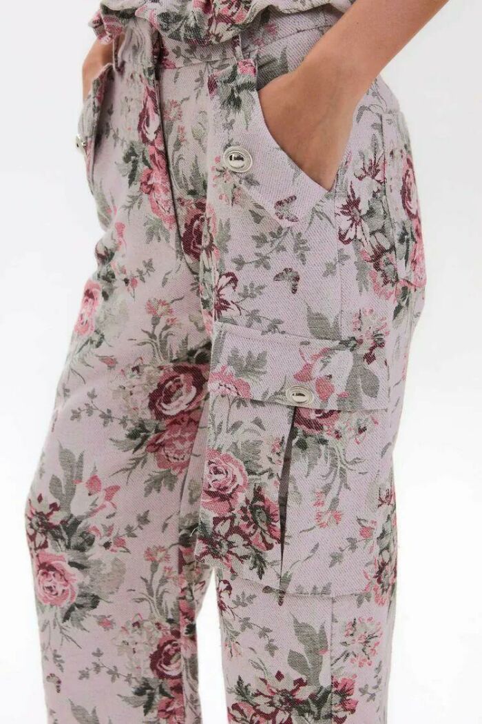 Imagem de Calça Samara Jacquard Floral Le Blog