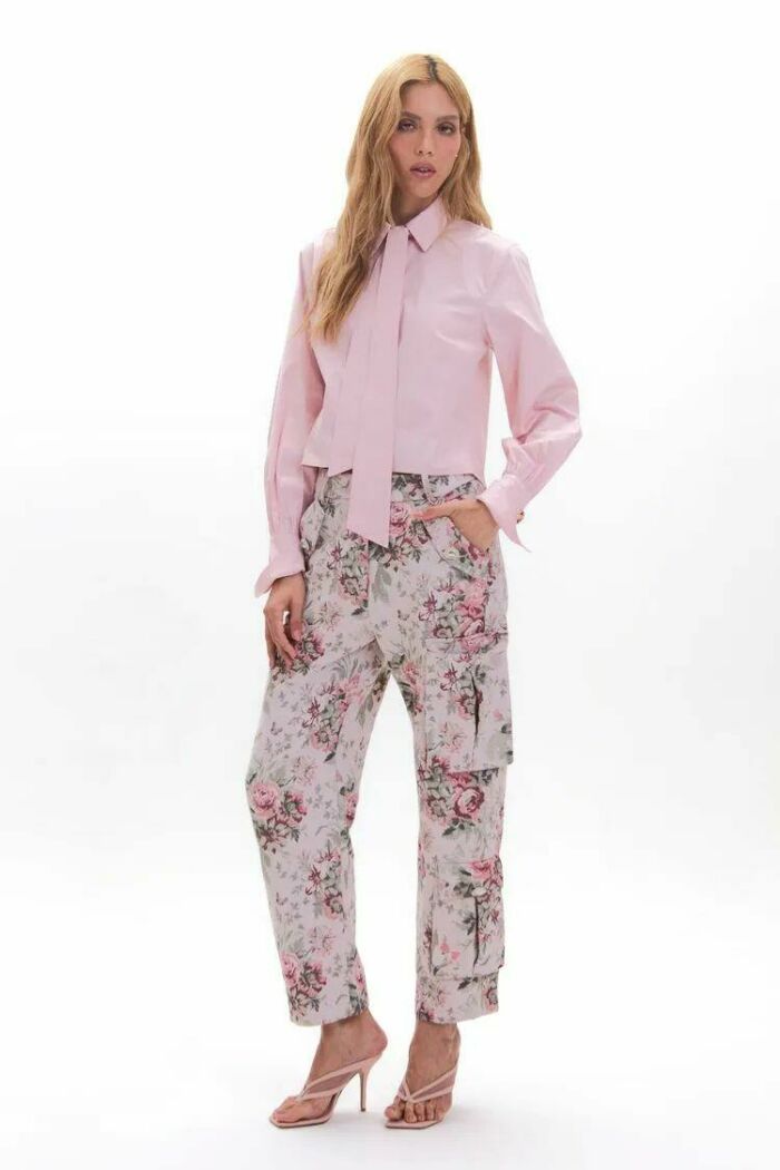 Imagem de Calça Samara Jacquard Floral Le Blog