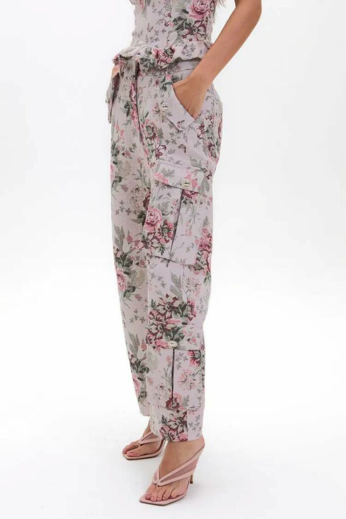 Imagem de Calça Samara Jacquard Floral Le Blog