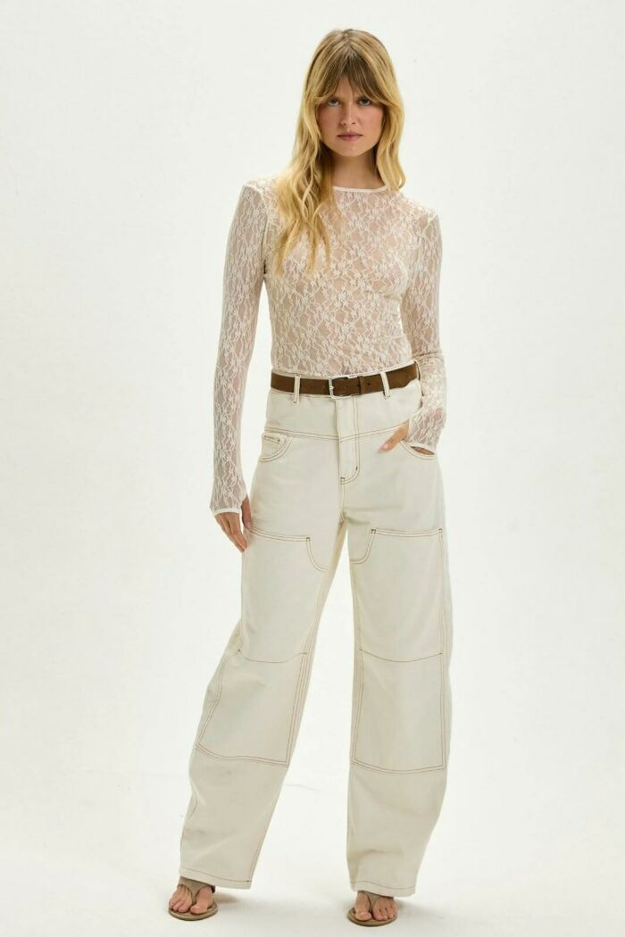 Imagem de Calça Tassia Off White Le Blog