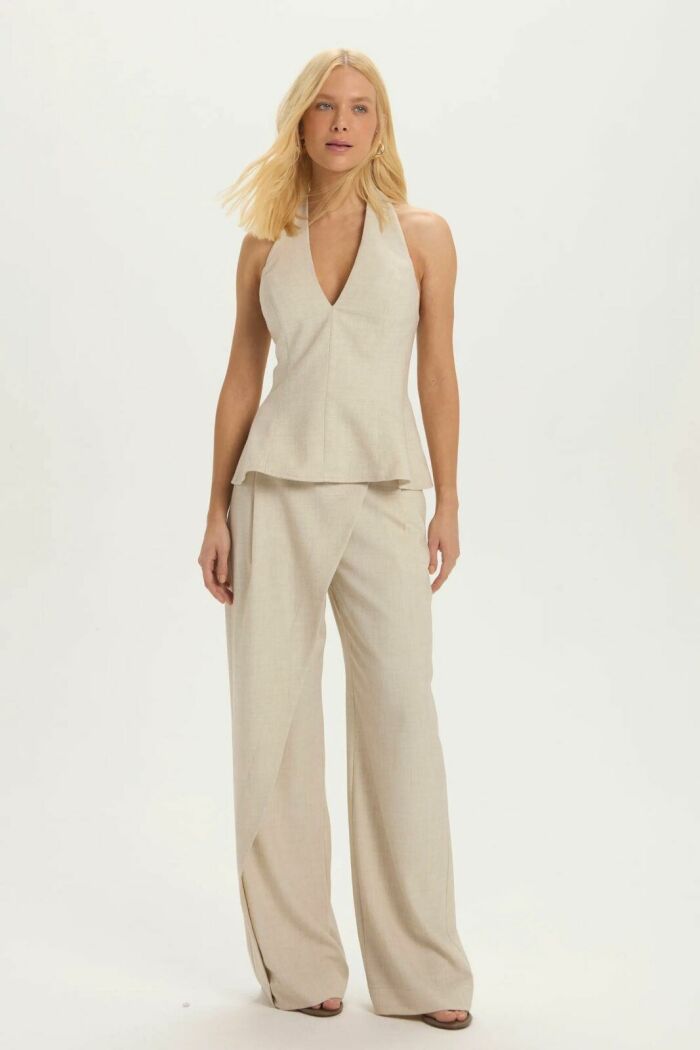 Imagem de Calça Telma Sand Cream Le Blog