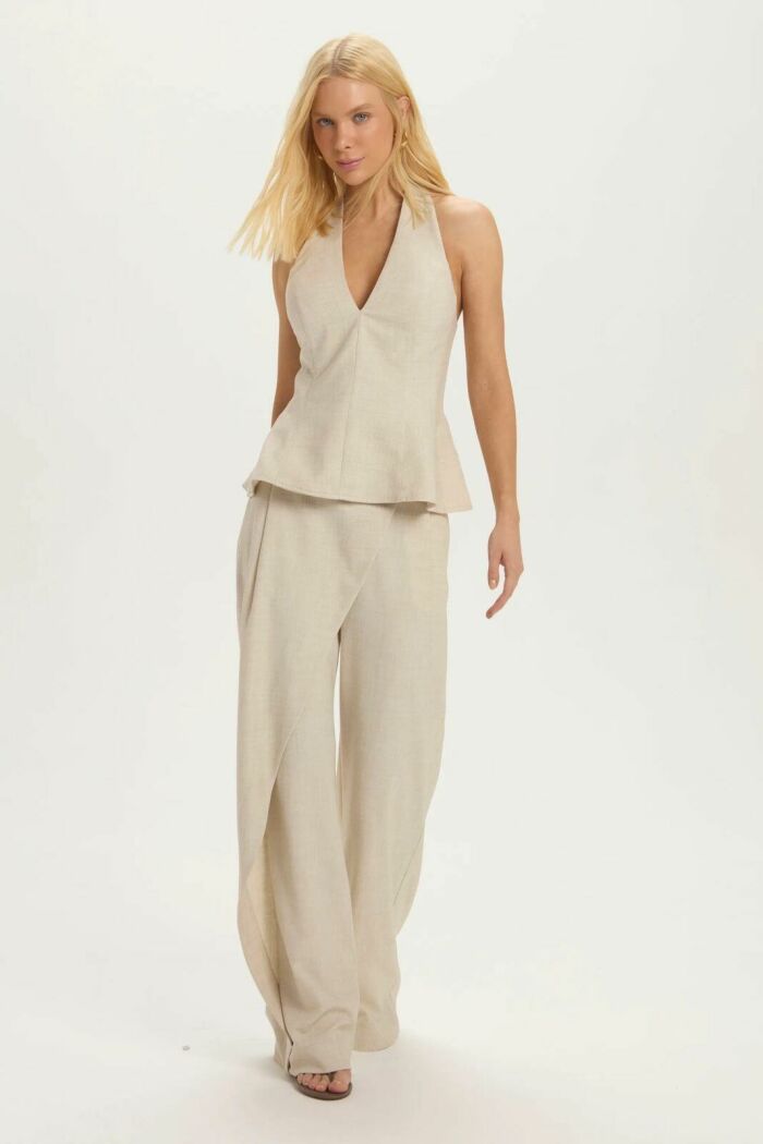 Imagem de Calça Telma Sand Cream Le Blog