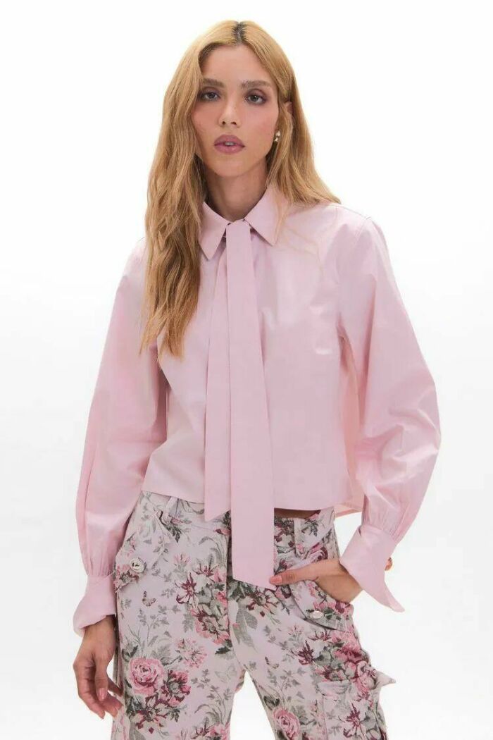 Imagem de Camisa Mari Marshmallow Pink le Blog