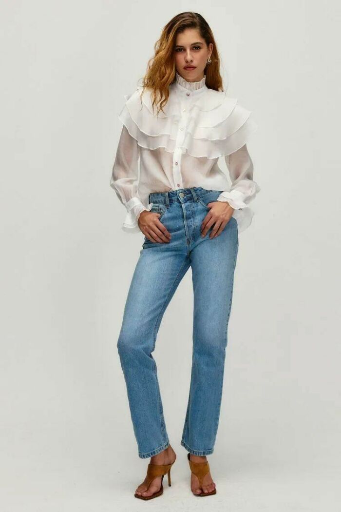 Imagem de Camisa Melina Off White Le Blog