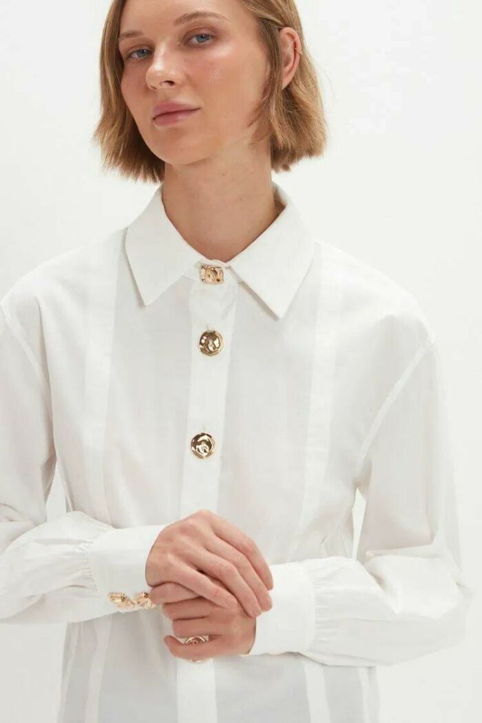 Imagem de Camisa Sabrina Off White Le Blog