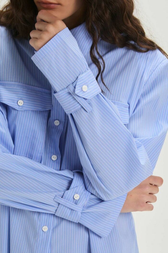 Imagem de Camisa Thais Sky Blue Le Blog