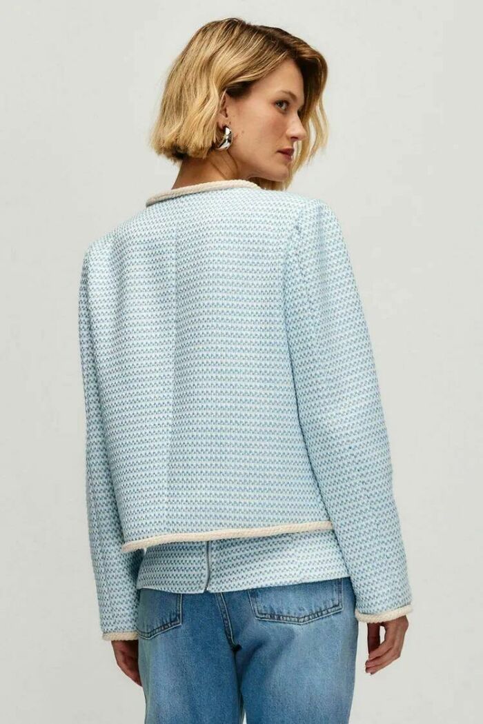 Imagem de Casaco Clarice Tweed Ice Le Blog