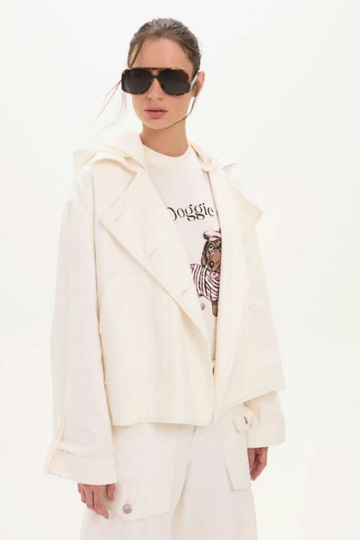 Imagem de Casaco Nadine Off White Le Blog