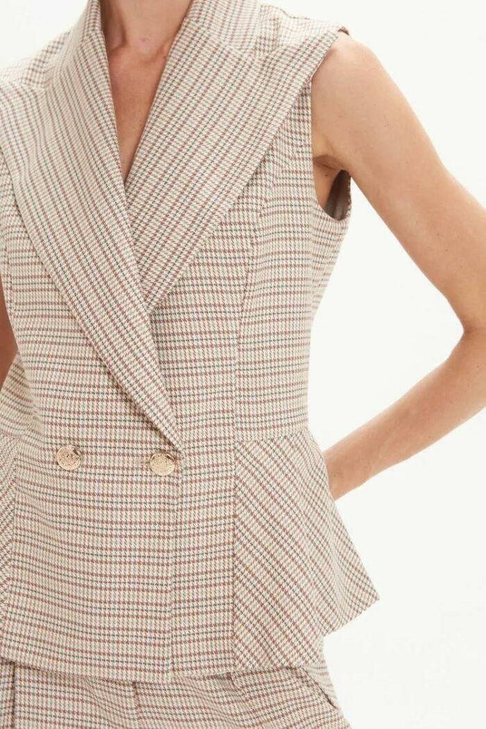 Imagem de Colete Cindy Xadrez NY Le Blog