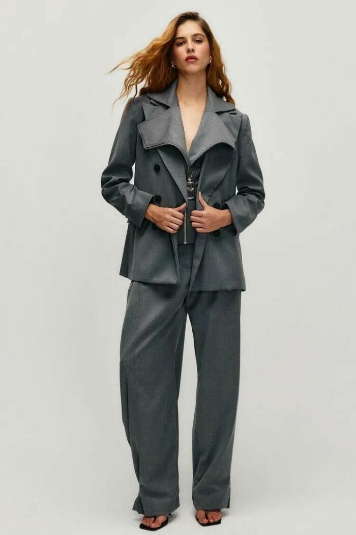 Imagem de Colete Lorena Cinza Steel Le Blog