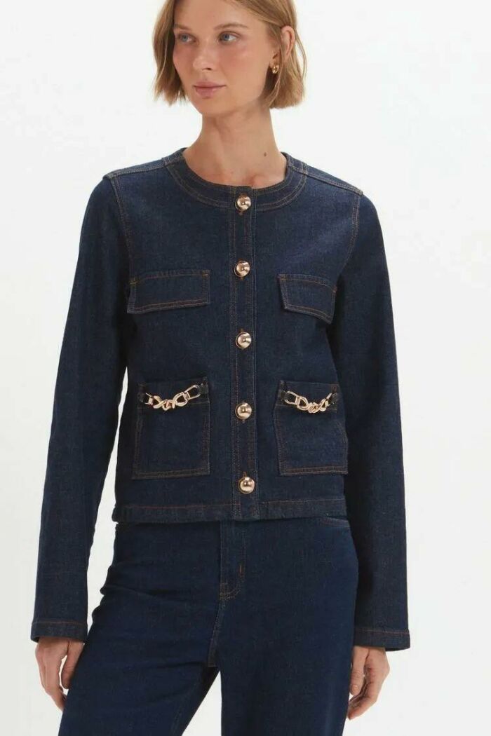 Imagem de Jaqueta Sasha Jeans Le Blog