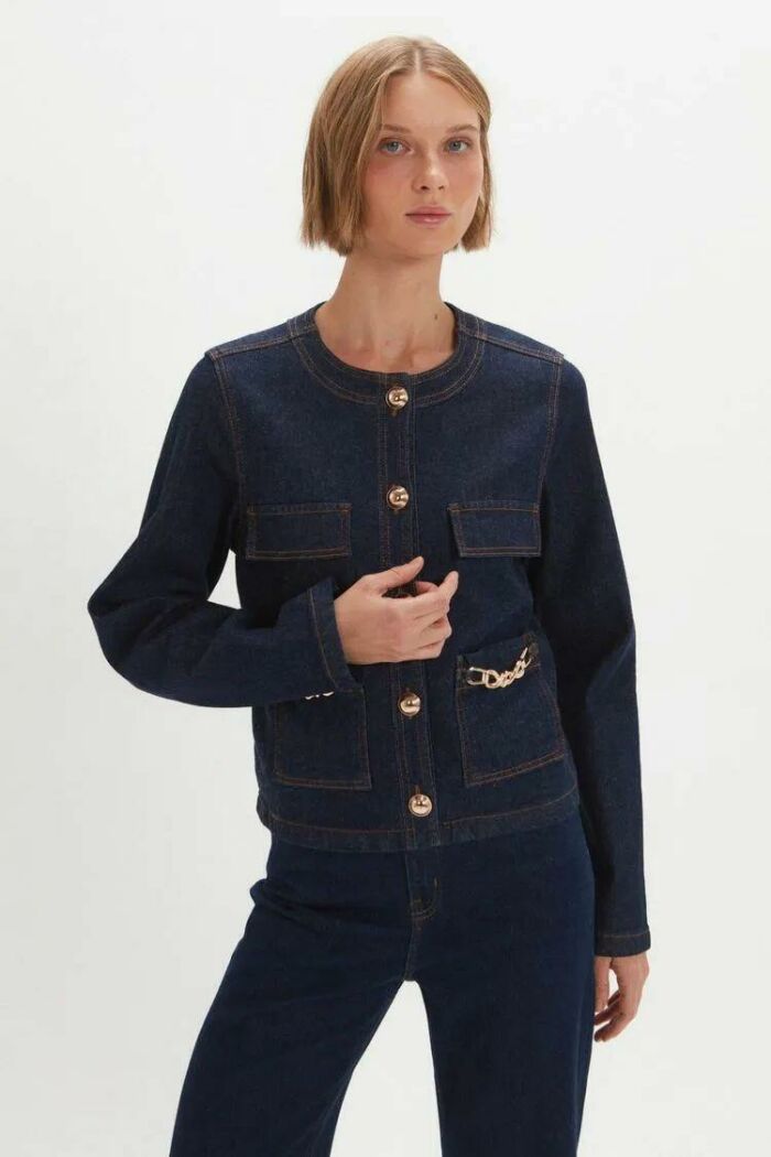 Imagem de Jaqueta Sasha Jeans Le Blog