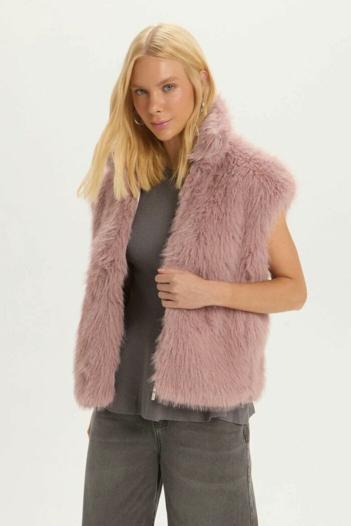 Imagem de Colete Vicky Rosa Blush Le Blog