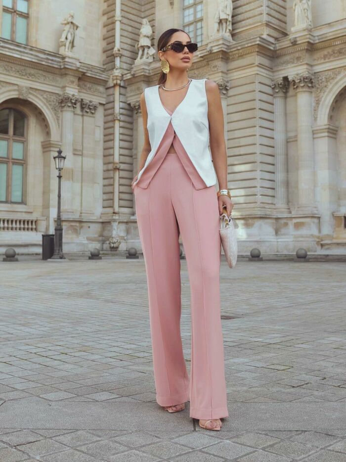 Imagem de Conjunto Alfaiataria Bicolor Luzia Fazzolli