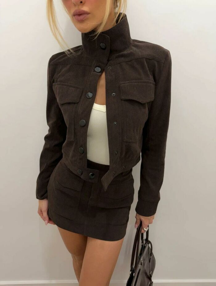 Imagem de Conjunto Rafaela Marrom Cloude