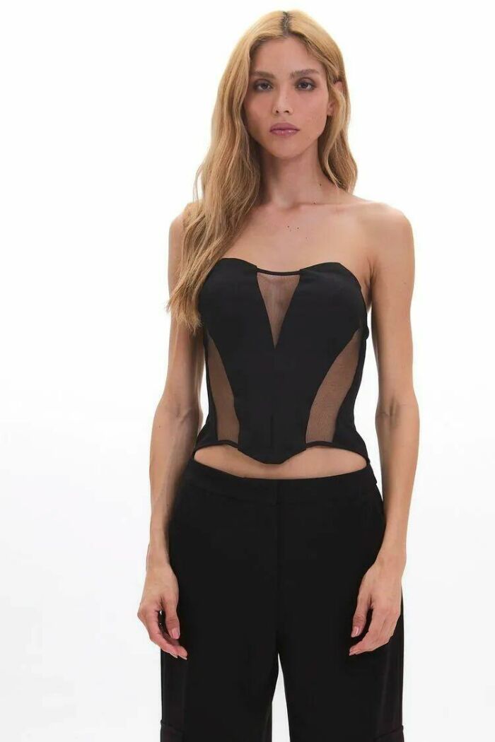 Imagem de Corselet Camila Preto Le Blog