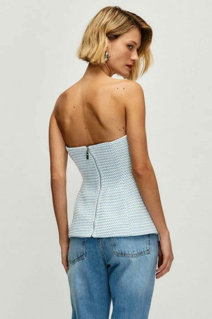 Imagem de Corselet Clarice Tweed Ice Le Blog