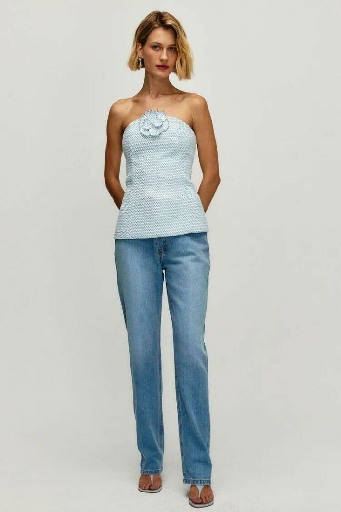 Imagem de Corselet Clarice Tweed Ice Le Blog