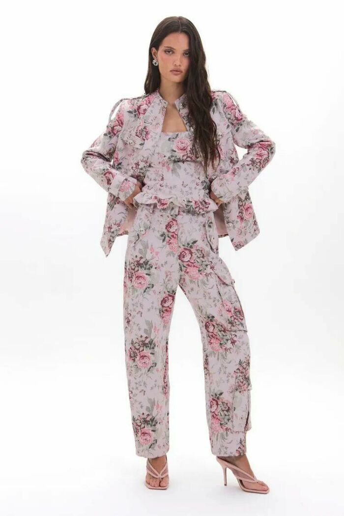 Imagem de Corselet Samara Jacquard Floral Le Blog