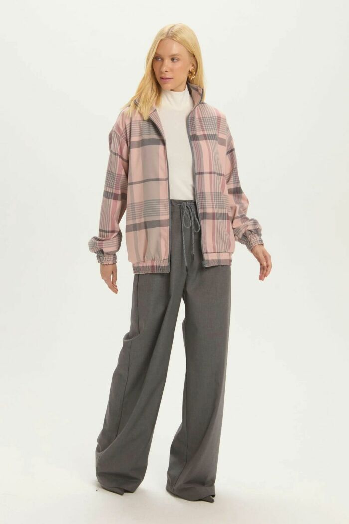 Imagem de Jaqueta Melina Rosa Check Le Blog