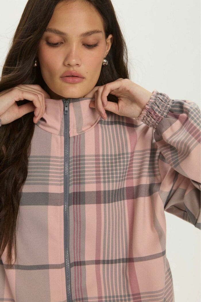 Imagem de Jaqueta Melina Rosa Check Le Blog