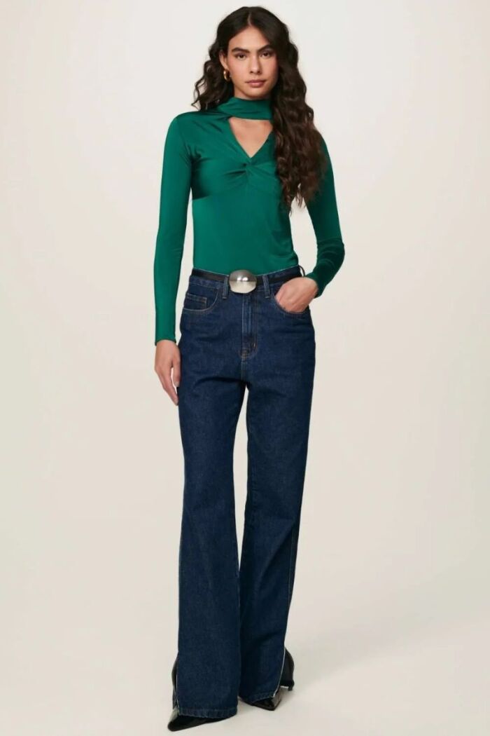 Imagem de Blusa Amanda Verde Ivy Le Blog