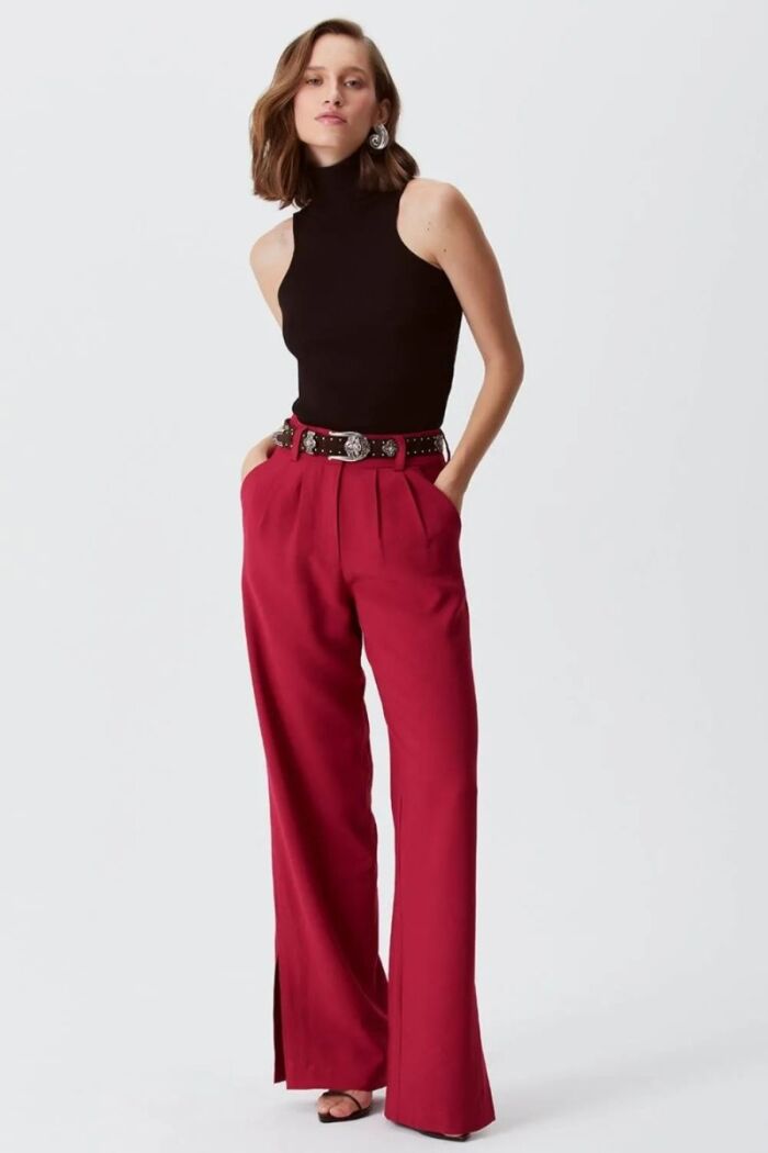 Imagem de Calça Marcelle Vermelho Cherry Le Blog