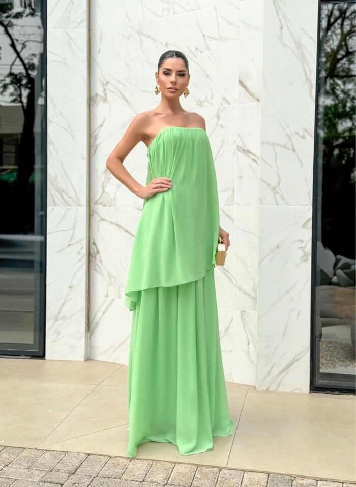Imagem de Vestido Eduarda Verde D´teliê