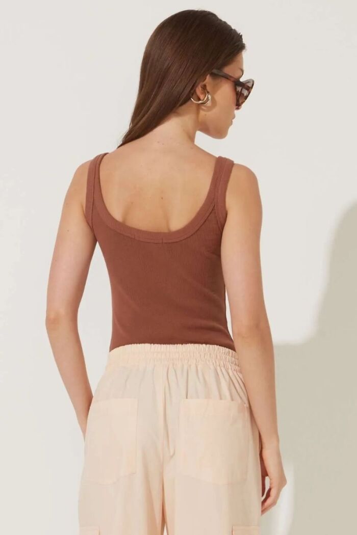 Imagem de Body Agnes Marrom Mocha Le Blog